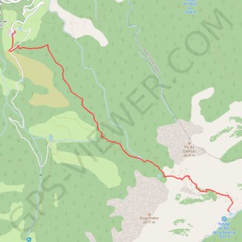 Itinéraire Du Refuge de la Caranca a Prats-Balaguer, distance, dénivelé, altitude, carte, profil, trace GPS