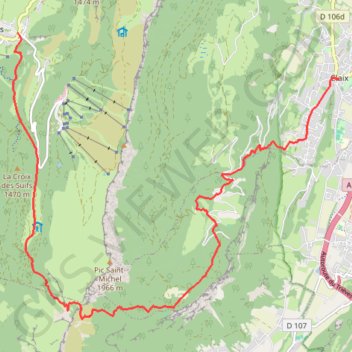 Itinéraire Col de l'Arc, distance, dénivelé, altitude, carte, profil, trace GPS