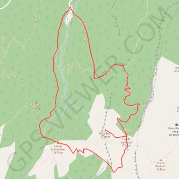 Itinéraire Petit Som, distance, dénivelé, altitude, carte, profil, trace GPS