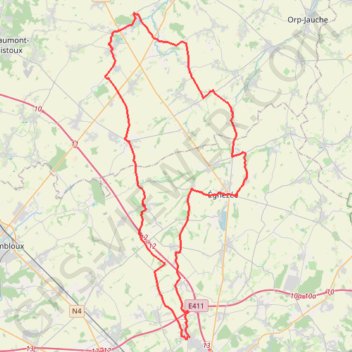 Itinéraire 3 Prov. Brabant (20-09-2023)-17509554, distance, dénivelé, altitude, carte, profil, trace GPS