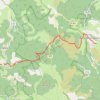 Itinéraire RF J3 Les Vanels - Barre 10.7 kms + 435 m, distance, dénivelé, altitude, carte, profil, trace GPS