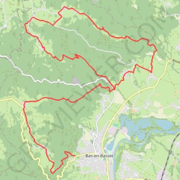 Itinéraire Bas Baton, distance, dénivelé, altitude, carte, profil, trace GPS