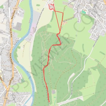 Itinéraire Le belvédère de Mandeure, distance, dénivelé, altitude, carte, profil, trace GPS