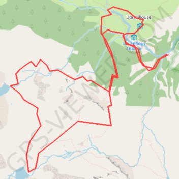 Itinéraire Lacs de Palluel et Faravel - Dormillouse, distance, dénivelé, altitude, carte, profil, trace GPS