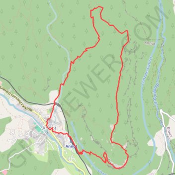 Itinéraire Rando gres d'Annot, distance, dénivelé, altitude, carte, profil, trace GPS