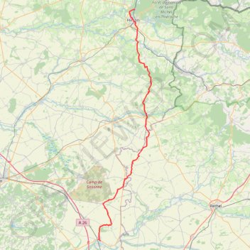 Itinéraire 2023-08-20 15:49:56, distance, dénivelé, altitude, carte, profil, trace GPS