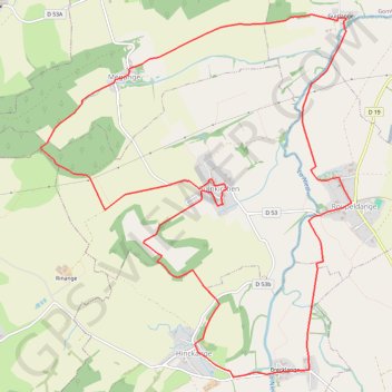 Itinéraire CHEMIN DES CALVAIRES, distance, dénivelé, altitude, carte, profil, trace GPS