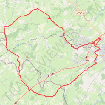 Itinéraire CHAMBERAT-TREIGNAT-NOUHANT-VIERSAT-15968272, distance, dénivelé, altitude, carte, profil, trace GPS