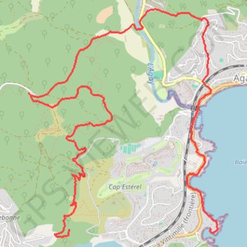 Itinéraire LE DRAMONT PAR AGAY, distance, dénivelé, altitude, carte, profil, trace GPS