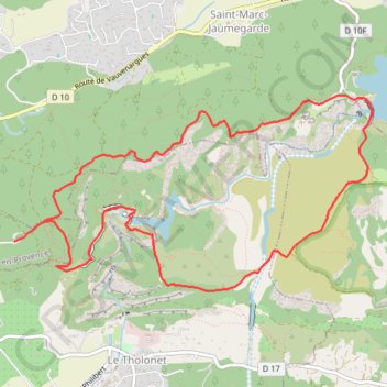 Itinéraire Le barrage Zola et le barrage de Bimon, distance, dénivelé, altitude, carte, profil, trace GPS