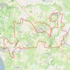 Itinéraire VTT 39KM, distance, dénivelé, altitude, carte, profil, trace GPS