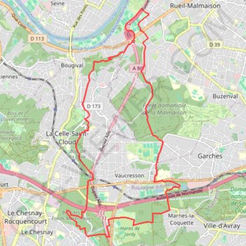 Itinéraire Mémorial La Fayette, distance, dénivelé, altitude, carte, profil, trace GPS