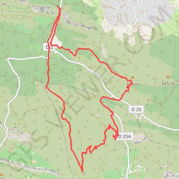 Itinéraire Le Gros Calan, distance, dénivelé, altitude, carte, profil, trace GPS