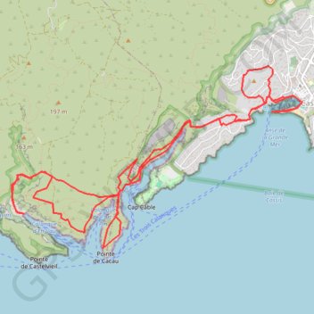 Itinéraire En Vau-Port Pin-Port Miou, distance, dénivelé, altitude, carte, profil, trace GPS
