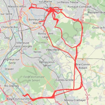 Itinéraire Tracki - GPS log_device601269011(2), distance, dénivelé, altitude, carte, profil, trace GPS