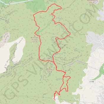 Itinéraire Plan de l'Aigle, distance, dénivelé, altitude, carte, profil, trace GPS