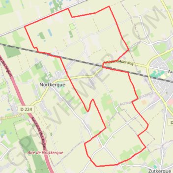 Itinéraire Sentier du Brédenarde - Nortkerque, distance, dénivelé, altitude, carte, profil, trace GPS