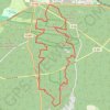 Itinéraire La Mare aux Fées - Forêt de Fontainebleau, distance, dénivelé, altitude, carte, profil, trace GPS