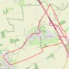 Itinéraire Inghem - Le sentier des Bosquets, distance, dénivelé, altitude, carte, profil, trace GPS