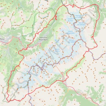 Itinéraire Tour du Mont Blanc, distance, dénivelé, altitude, carte, profil, trace GPS