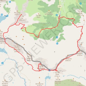 Itinéraire Hars_Maubermé_Homme_Bulard, distance, dénivelé, altitude, carte, profil, trace GPS