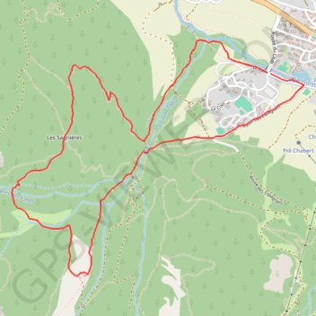 Itinéraire Serre Chevalier 2024 J1a, distance, dénivelé, altitude, carte, profil, trace GPS