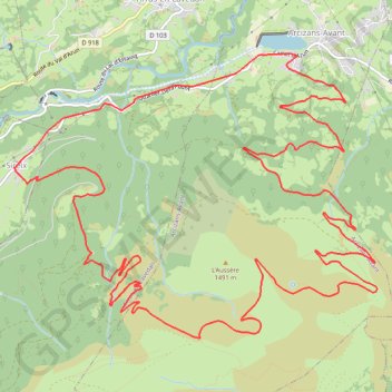 Itinéraire [Itinéraire] Circuit n°10 - Val d'Azun - Le Cabaliros, distance, dénivelé, altitude, carte, profil, trace GPS
