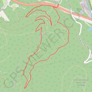 Itinéraire Massif de repy, distance, dénivelé, altitude, carte, profil, trace GPS
