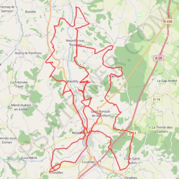 Itinéraire 20220720_092638.gpx, distance, dénivelé, altitude, carte, profil, trace GPS