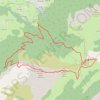 Itinéraire Roche Parnal et Montagne Sous-Dîne en traversée, distance, dénivelé, altitude, carte, profil, trace GPS