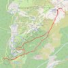 Itinéraire Chamrousse : La Botte par le col de l'Infernet, distance, dénivelé, altitude, carte, profil, trace GPS