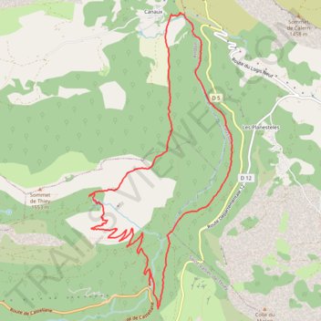 Itinéraire 2026 10 29 - montagne de Thiey vallon de Nans, distance, dénivelé, altitude, carte, profil, trace GPS