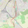 Itinéraire Metz, Sablon - Magny - Queuleu, distance, dénivelé, altitude, carte, profil, trace GPS