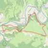 Itinéraire Saujac - Cajarc, distance, dénivelé, altitude, carte, profil, trace GPS