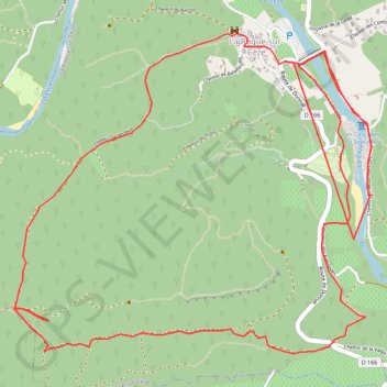 Itinéraire Les cascades de Sautadet, distance, dénivelé, altitude, carte, profil, trace GPS