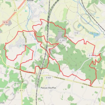 Itinéraire Claix 36 kms, distance, dénivelé, altitude, carte, profil, trace GPS