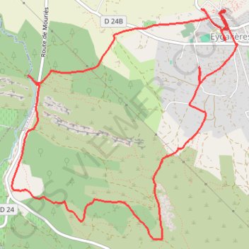 Itinéraire Eygalières, Via Aurelia, distance, dénivelé, altitude, carte, profil, trace GPS