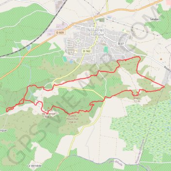 Itinéraire NISSN12-02 14:54:30, distance, dénivelé, altitude, carte, profil, trace GPS