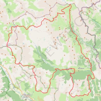 Itinéraire GR57, distance, dénivelé, altitude, carte, profil, trace GPS