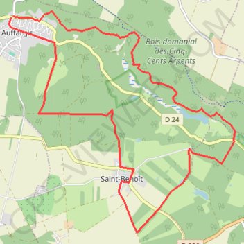 Itinéraire Auffargis - Les Vaux de Cernay, distance, dénivelé, altitude, carte, profil, trace GPS