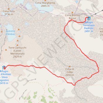 Itinéraire Tracé 104, distance, dénivelé, altitude, carte, profil, trace GPS