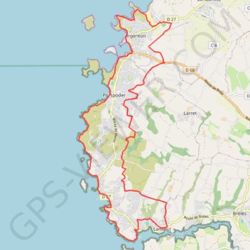 Itinéraire Les Roches D'Argenton, distance, dénivelé, altitude, carte, profil, trace GPS
