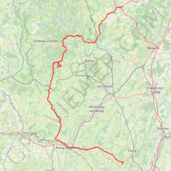 Itinéraire Etape 3 / Chambres d'hôtes La Grange de La Ferdière- La Maison de Beaume, distance, dénivelé, altitude, carte, profil, trace GPS
