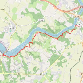Itinéraire Randonnées à Pénestin, distance, dénivelé, altitude, carte, profil, trace GPS