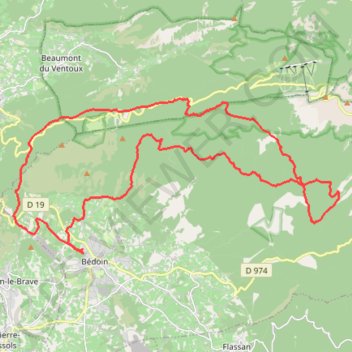 Itinéraire Trail du Ventoux 2024, distance, dénivelé, altitude, carte, profil, trace GPS
