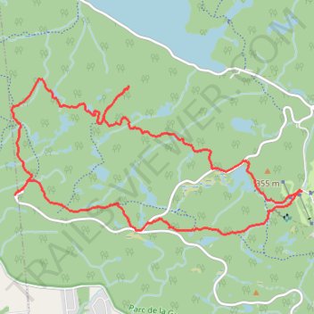 Itinéraire Boucle gravel au Parc de la Gatineau, distance, dénivelé, altitude, carte, profil, trace GPS