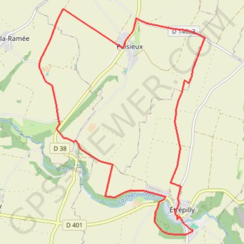 Itinéraire Etrepilly, distance, dénivelé, altitude, carte, profil, trace GPS