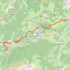 Itinéraire Hauteluce - Molliessoulaz, distance, dénivelé, altitude, carte, profil, trace GPS