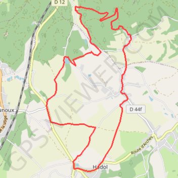 Itinéraire Chemins du Cœur des Vosges - La Henotte, distance, dénivelé, altitude, carte, profil, trace GPS
