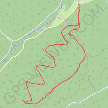 Itinéraire Circuit de Lajus, distance, dénivelé, altitude, carte, profil, trace GPS